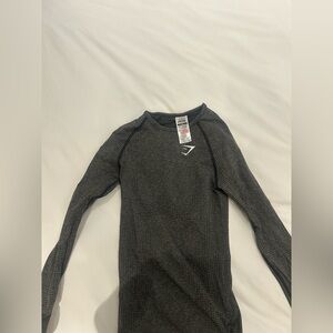 Gymshark Charcoal Crewneck Top